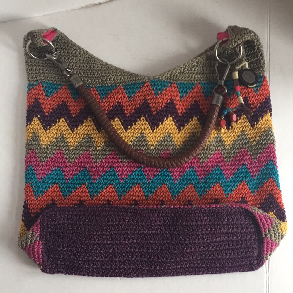 The Sak bag woven chevron purse